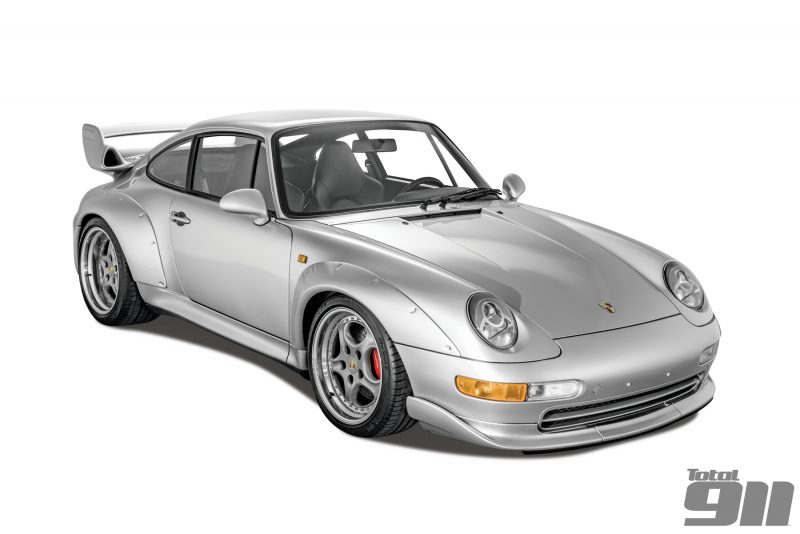 Silver Porsche 993 GT2